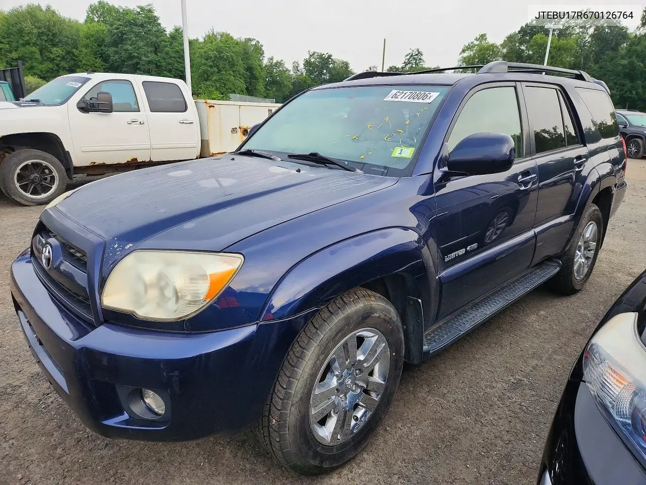 2007 Toyota 4Runner Limited VIN: JTEBU17R670126764 Lot: 62170806