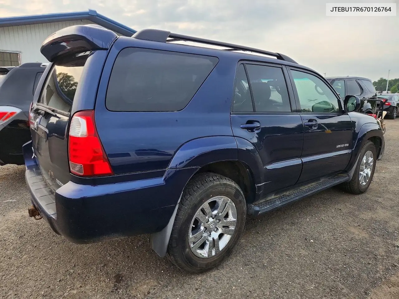 2007 Toyota 4Runner Limited VIN: JTEBU17R670126764 Lot: 62170806