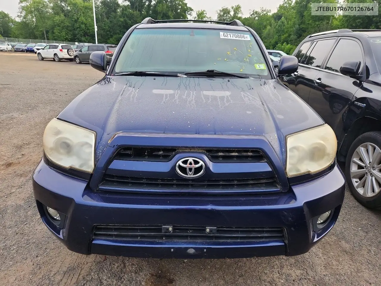 2007 Toyota 4Runner Limited VIN: JTEBU17R670126764 Lot: 62170806