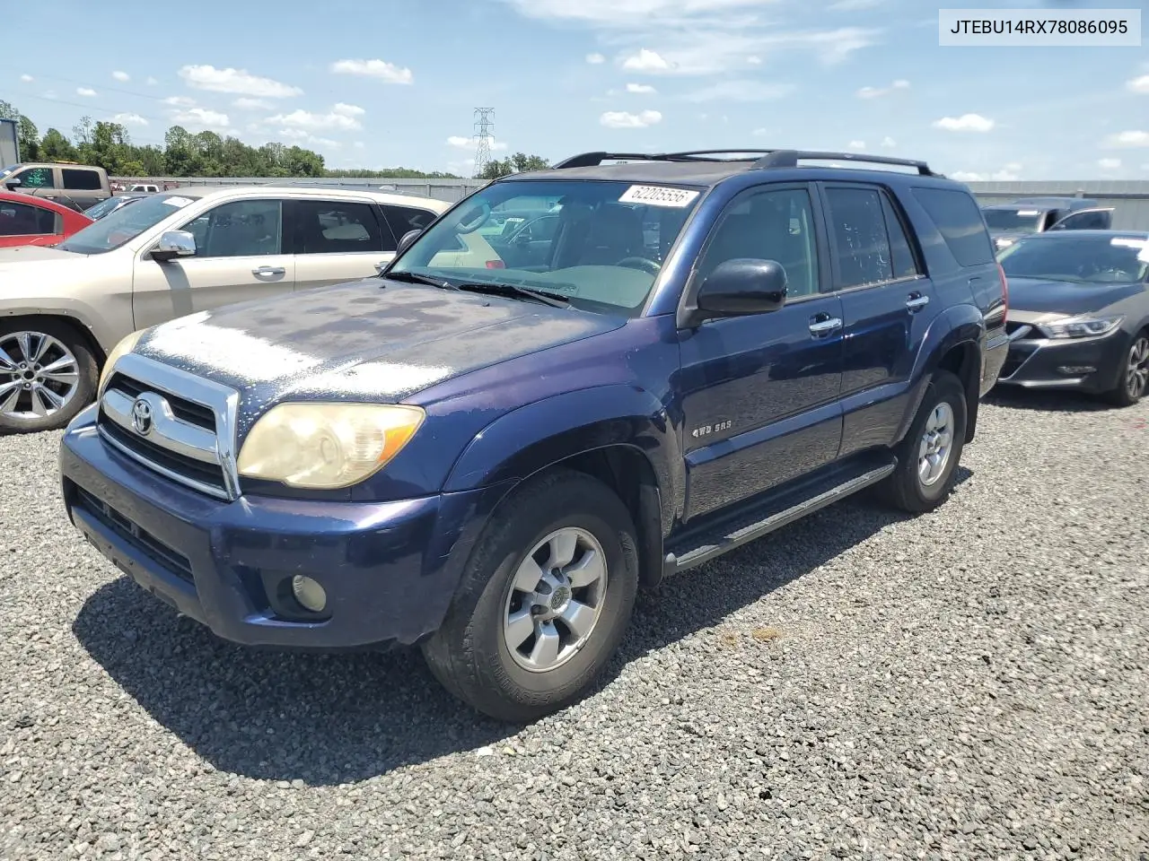 2007 Toyota 4Runner Sr5 VIN: JTEBU14RX78086095 Lot: 62205556