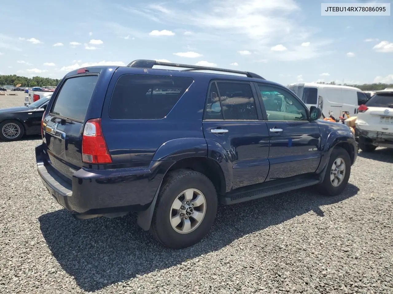 2007 Toyota 4Runner Sr5 VIN: JTEBU14RX78086095 Lot: 62205556