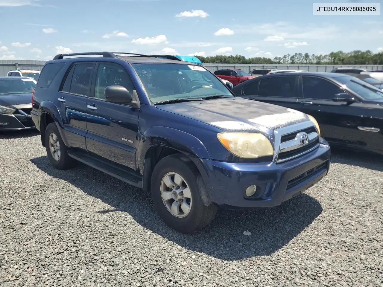 2007 Toyota 4Runner Sr5 VIN: JTEBU14RX78086095 Lot: 62205556