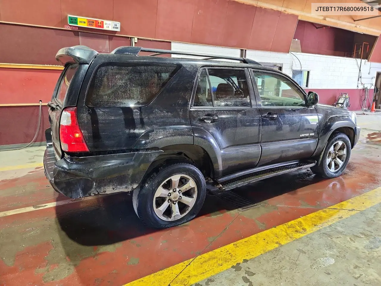 2008 Toyota 4Runner Limited VIN: JTEBT17R680069518 Lot: 53511586
