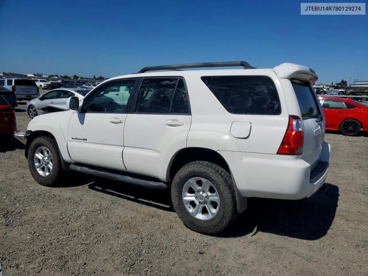 2008 Toyota 4Runner Sport Edition VIN: JTEBU14R780129274 Lot: 55472666