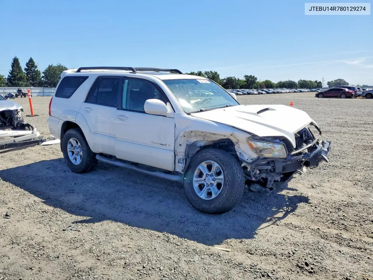 2008 Toyota 4Runner Sport Edition VIN: JTEBU14R780129274 Lot: 55472666