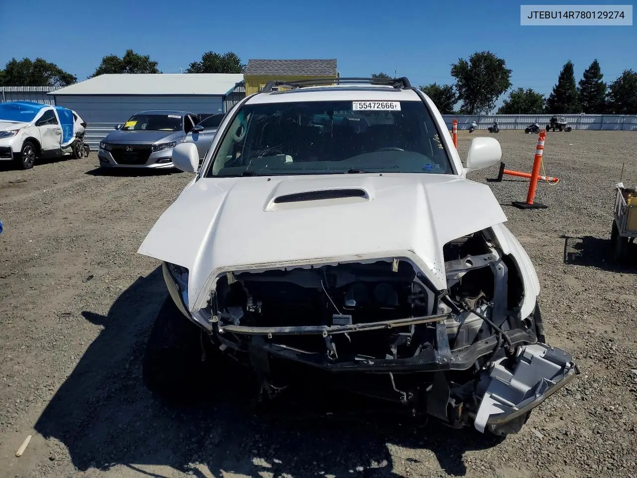 2008 Toyota 4Runner Sport Edition VIN: JTEBU14R780129274 Lot: 55472666