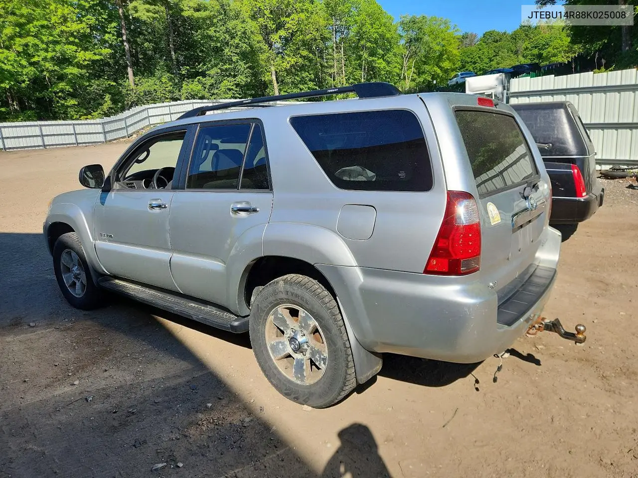 2008 Toyota 4Runner Sr5 VIN: JTEBU14R88K025008 Lot: 56073316