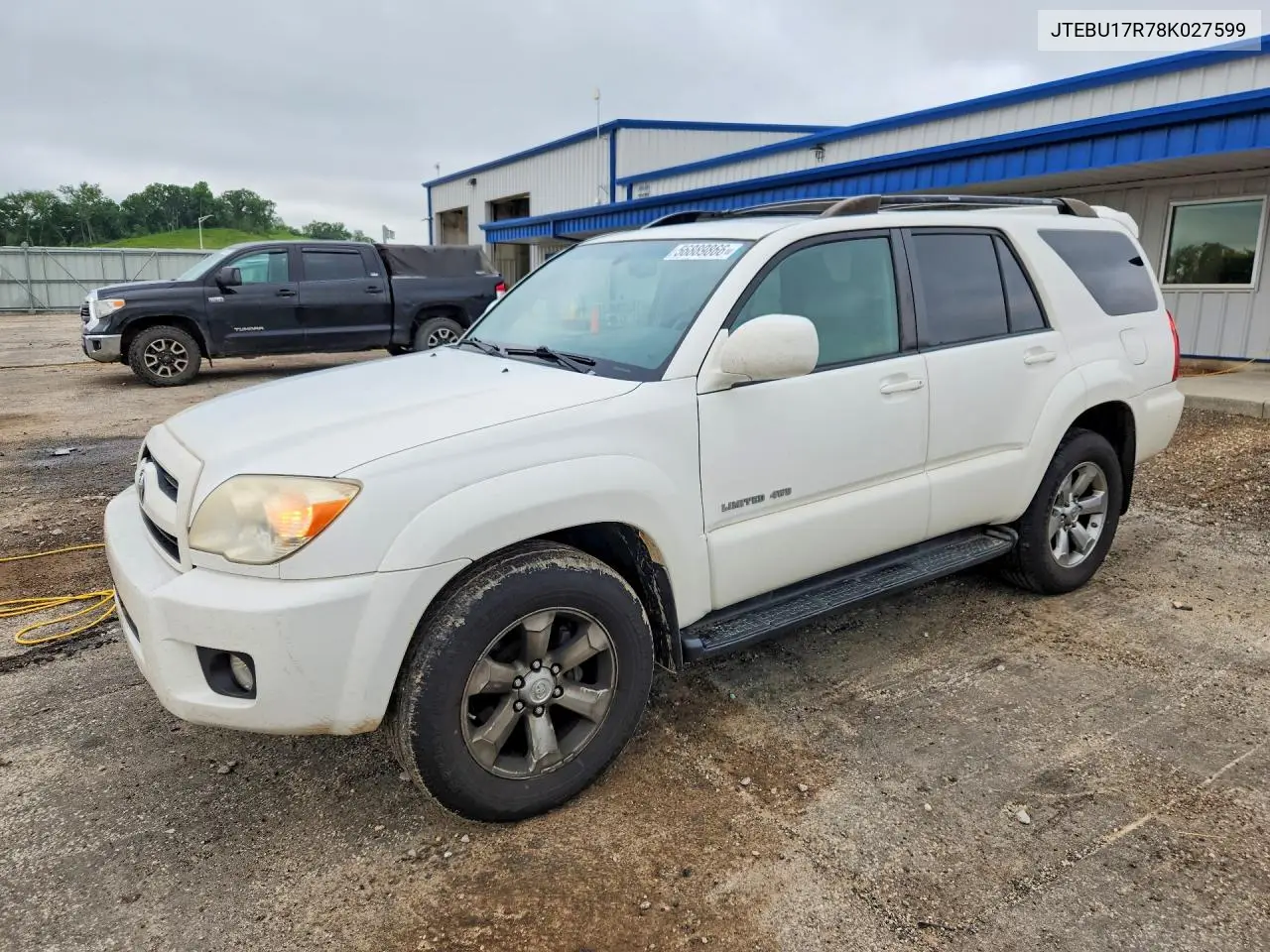 2008 Toyota 4Runner Limited VIN: JTEBU17R78K027599 Lot: 56889866