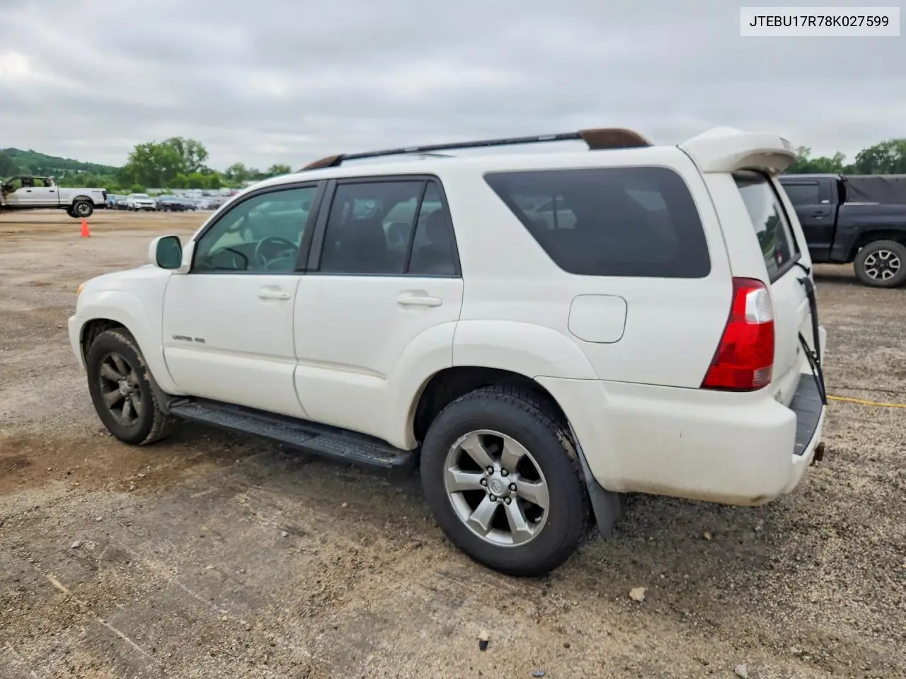 2008 Toyota 4Runner Limited VIN: JTEBU17R78K027599 Lot: 56889866