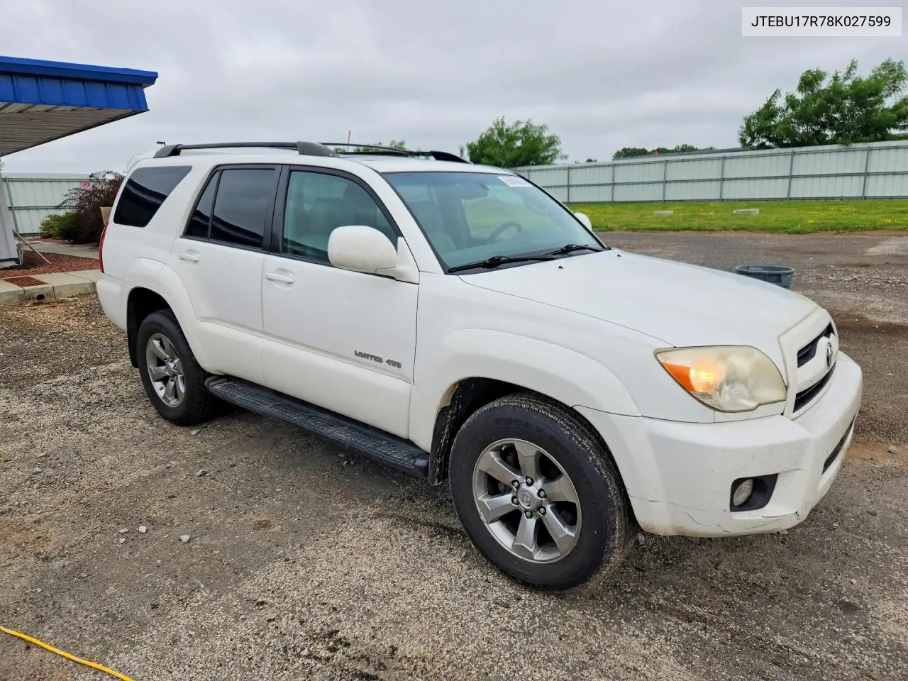 2008 Toyota 4Runner Limited VIN: JTEBU17R78K027599 Lot: 56889866