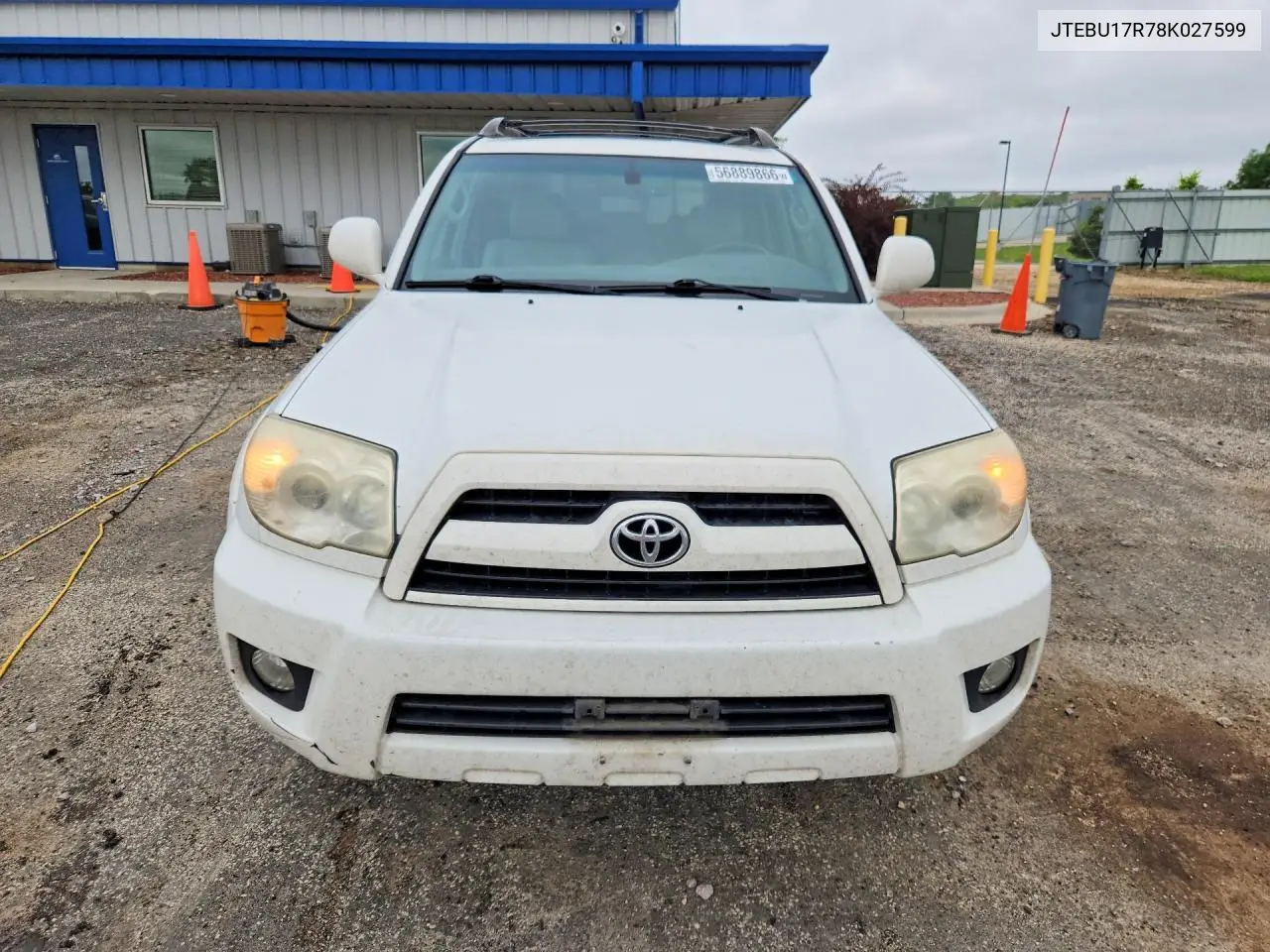 2008 Toyota 4Runner Limited VIN: JTEBU17R78K027599 Lot: 56889866