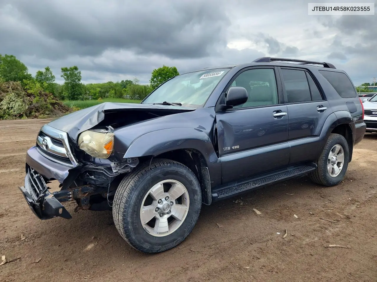 2008 Toyota 4Runner Sr5 VIN: JTEBU14R58K023555 Lot: 58055656