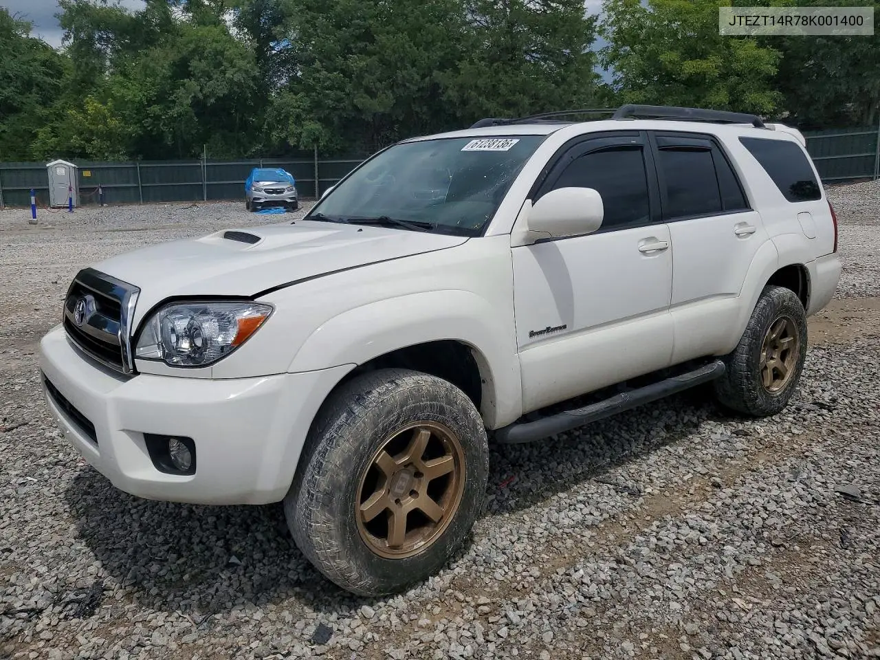 2008 Toyota 4Runner Sport Edition VIN: JTEZT14R78K001400 Lot: 61238136