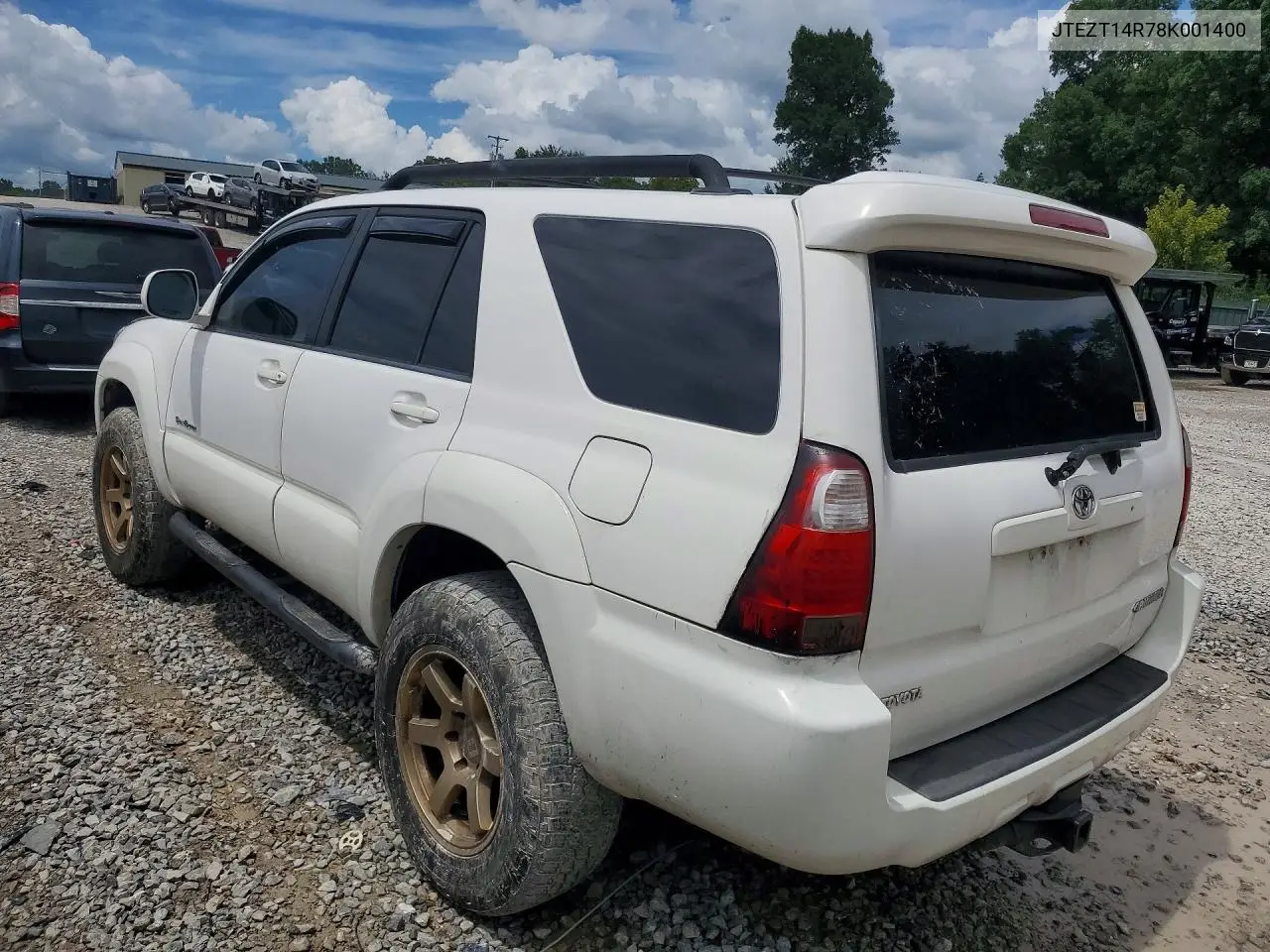 2008 Toyota 4Runner Sport Edition VIN: JTEZT14R78K001400 Lot: 61238136