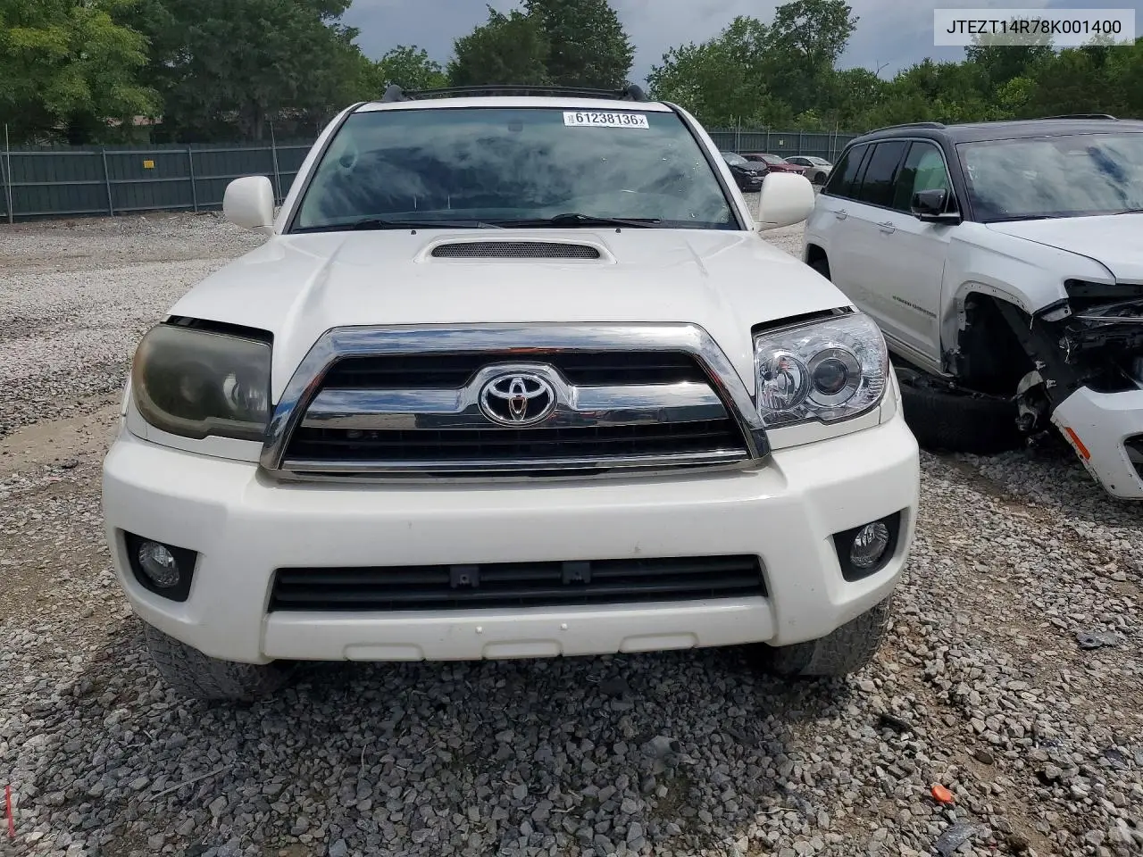 2008 Toyota 4Runner Sport Edition VIN: JTEZT14R78K001400 Lot: 61238136