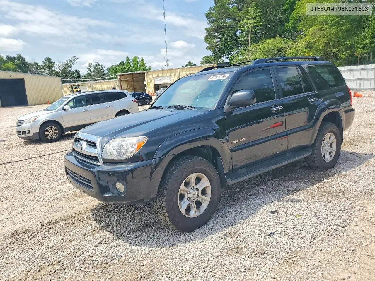 2008 Toyota 4Runner Sr5 VIN: JTEBU14R98K031593 Lot: 61242756