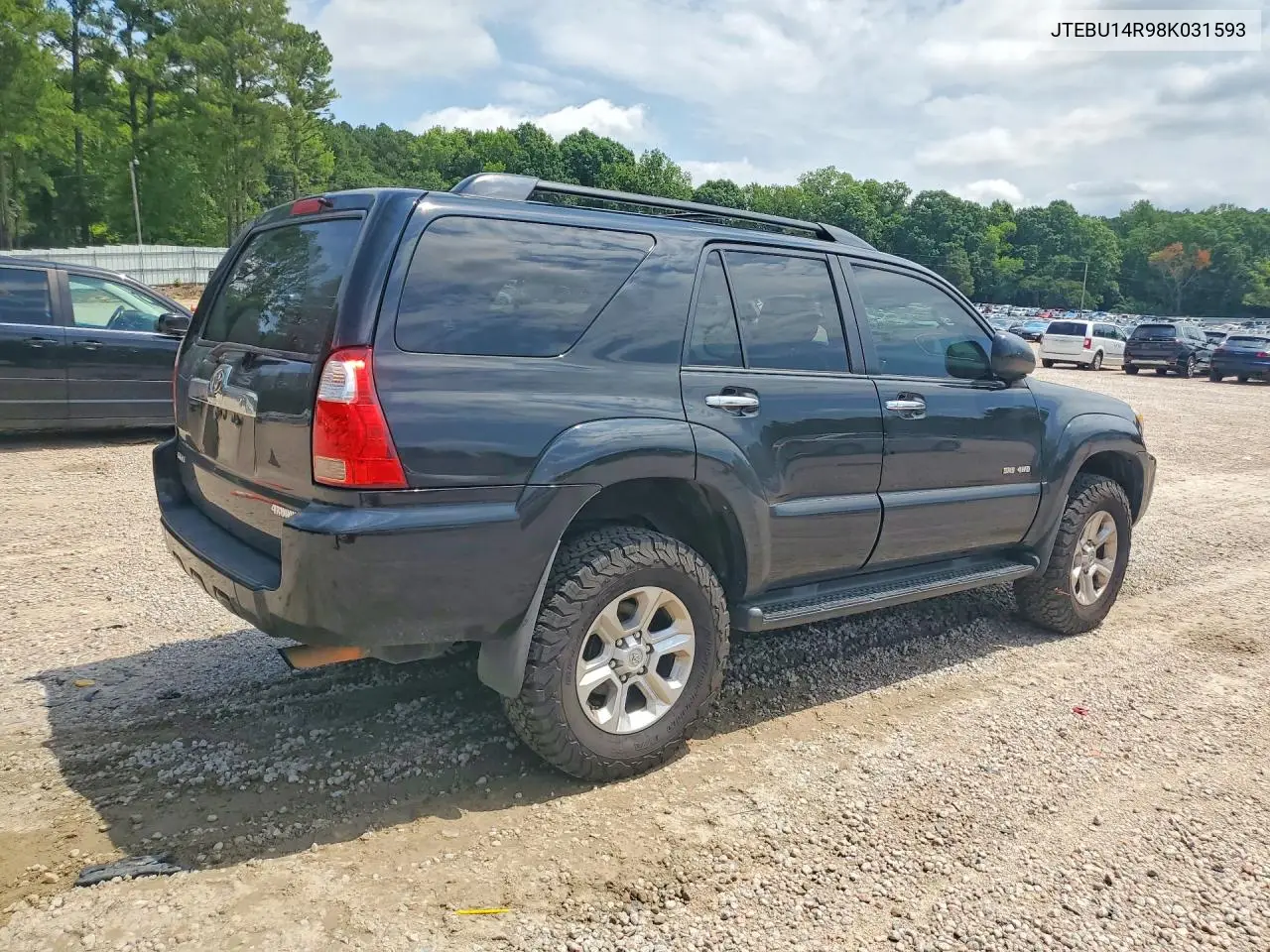 2008 Toyota 4Runner Sr5 VIN: JTEBU14R98K031593 Lot: 61242756