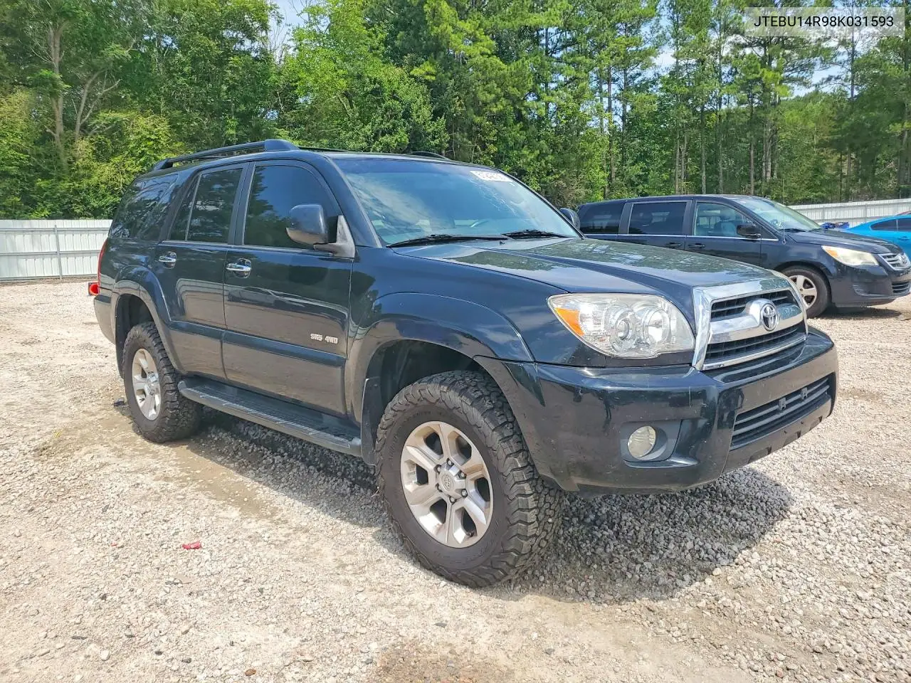 2008 Toyota 4Runner Sr5 VIN: JTEBU14R98K031593 Lot: 61242756