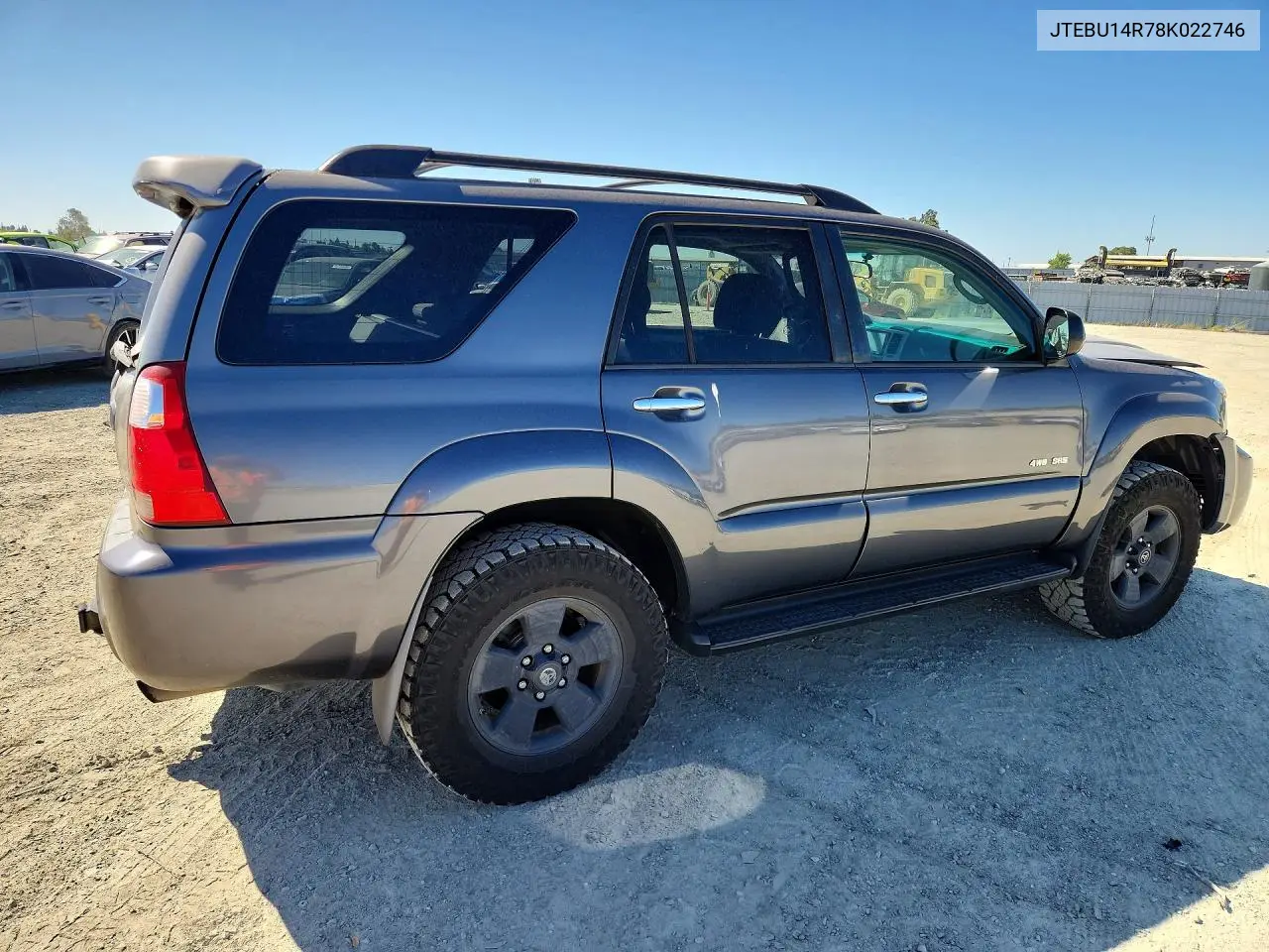 2008 Toyota 4Runner Sr5 VIN: JTEBU14R78K022746 Lot: 61329016