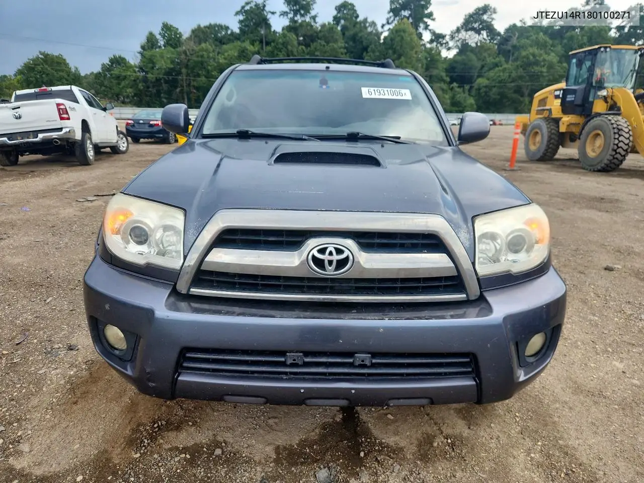 JTEZU14R180100271 2008 Toyota 4Runner Sport Edition