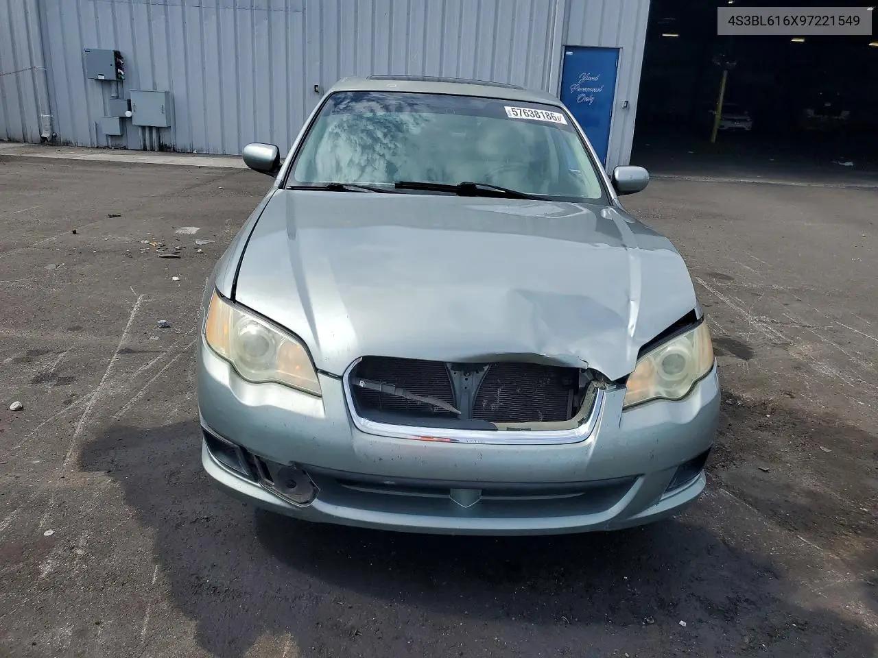 2009 Subaru Legacy 2.5I VIN: 4S3BL616X97221549 Lot: 57638186