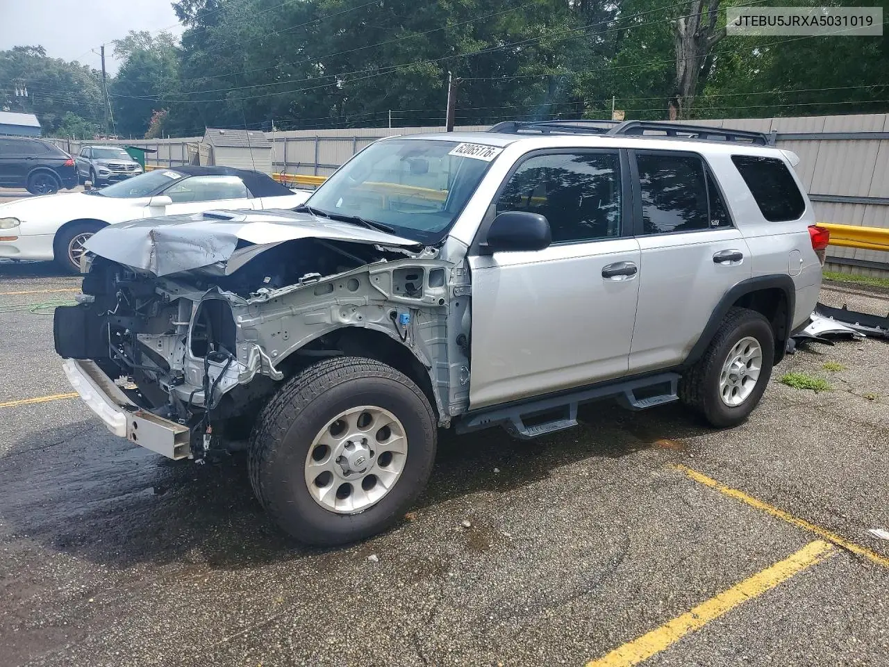 2010 Toyota 4Runner Trail VIN: JTEBU5JRXA5031019 Lot: 62065176