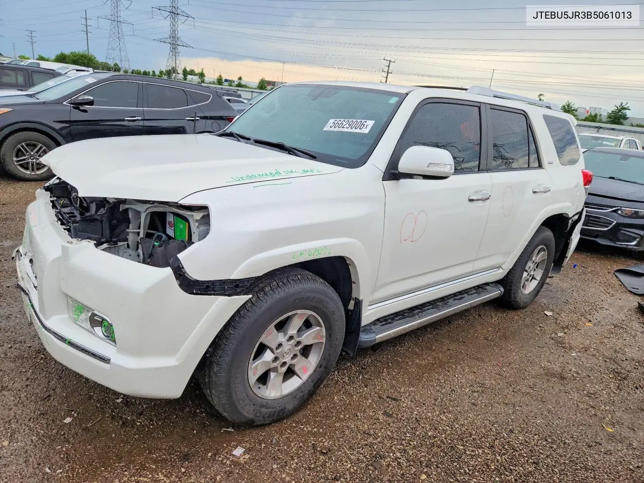 2011 Toyota 4Runner Sr5 VIN: JTEBU5JR3B5061013 Lot: 56629006