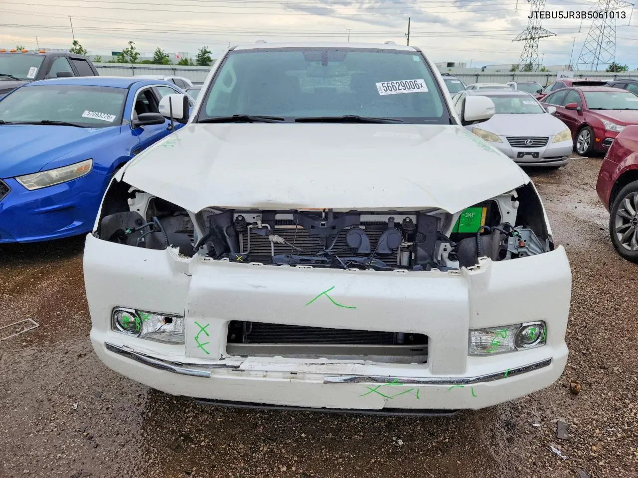 2011 Toyota 4Runner Sr5 VIN: JTEBU5JR3B5061013 Lot: 56629006