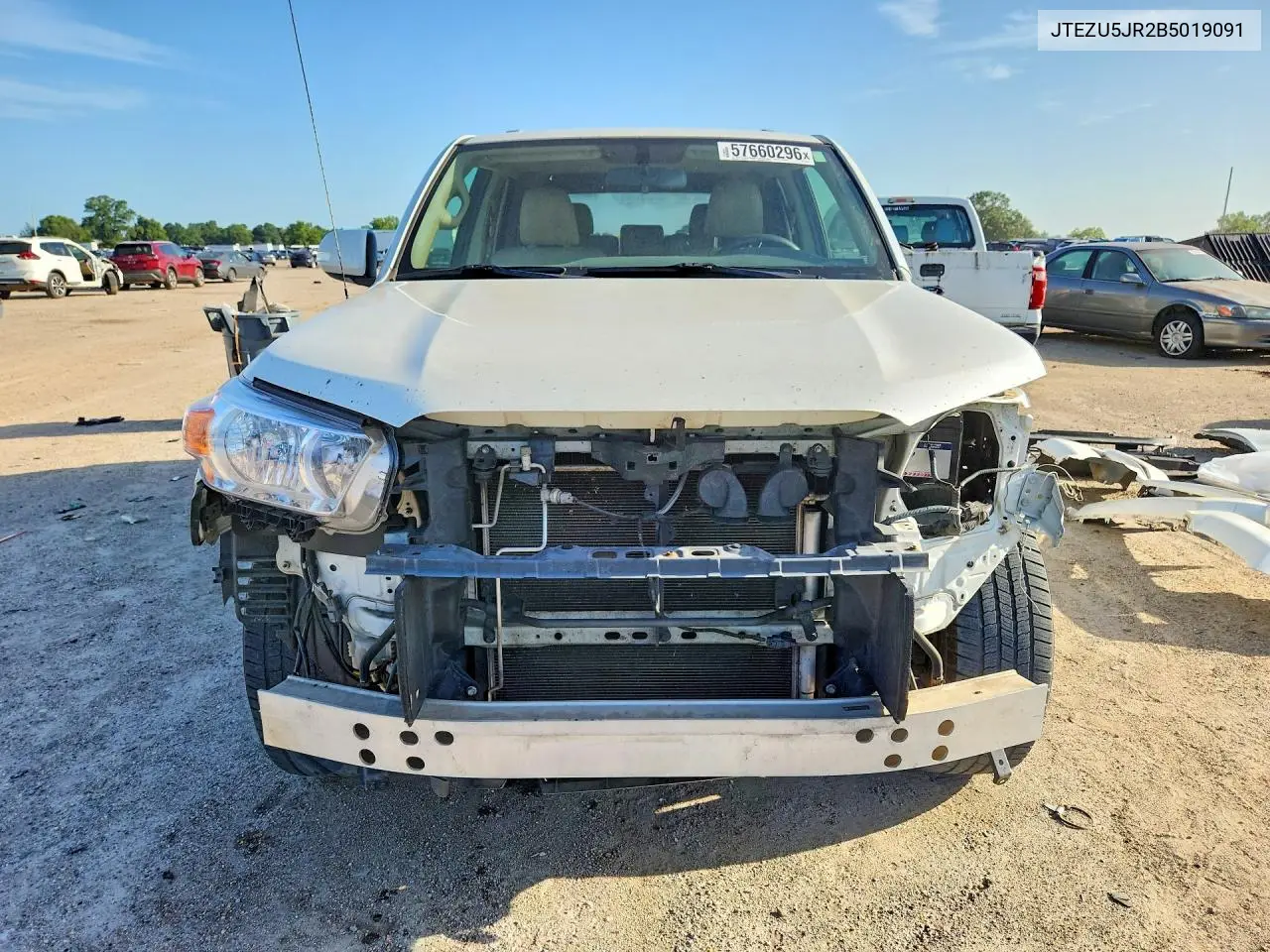 2011 Toyota 4Runner Sr5 VIN: JTEZU5JR2B5019091 Lot: 57660296
