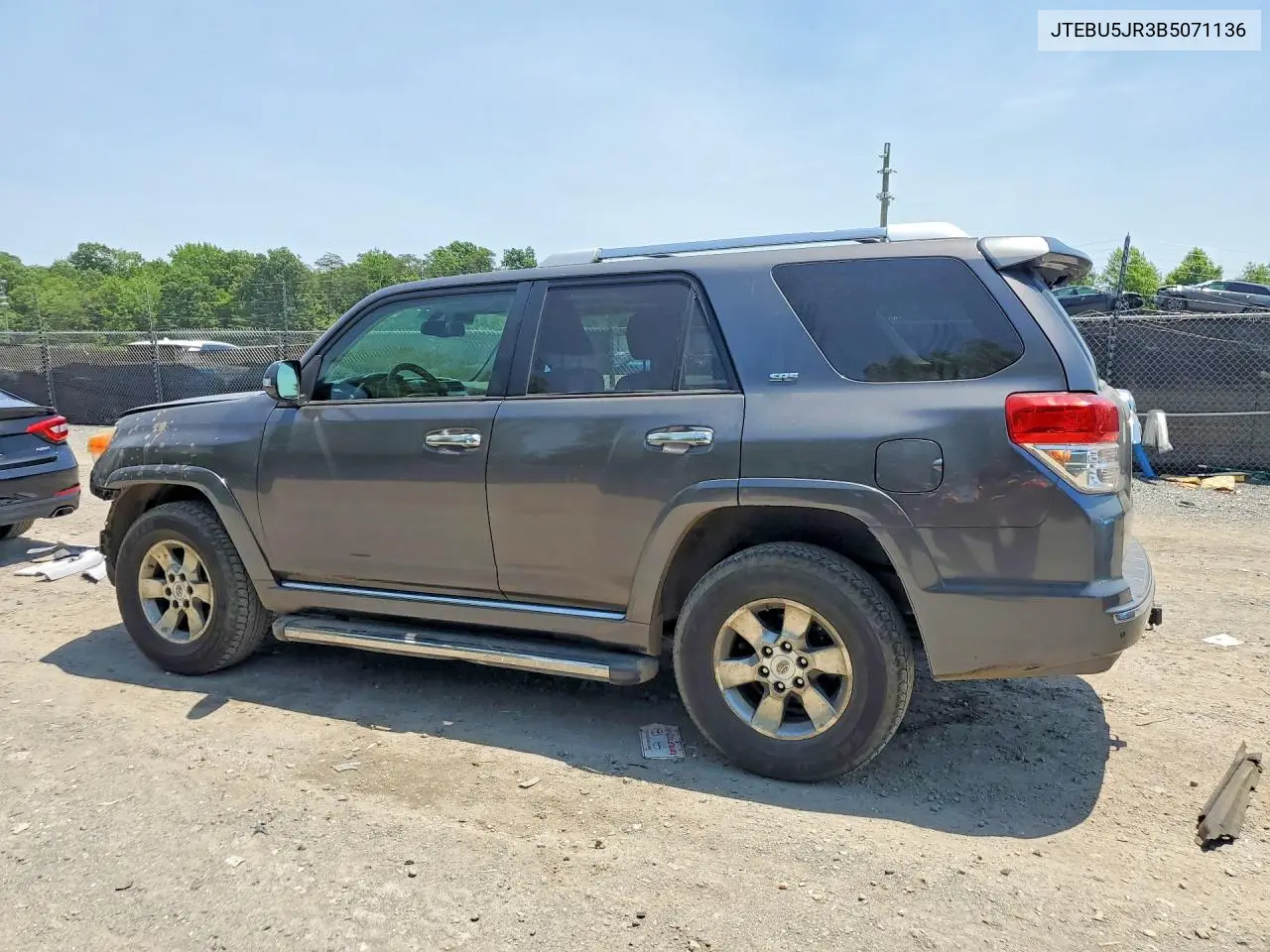 2011 Toyota 4Runner Sr5 VIN: JTEBU5JR3B5071136 Lot: 59109996