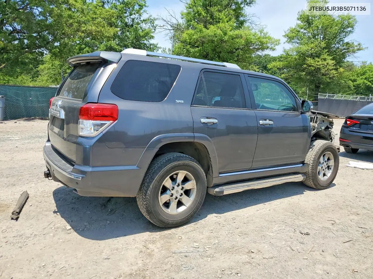 2011 Toyota 4Runner Sr5 VIN: JTEBU5JR3B5071136 Lot: 59109996