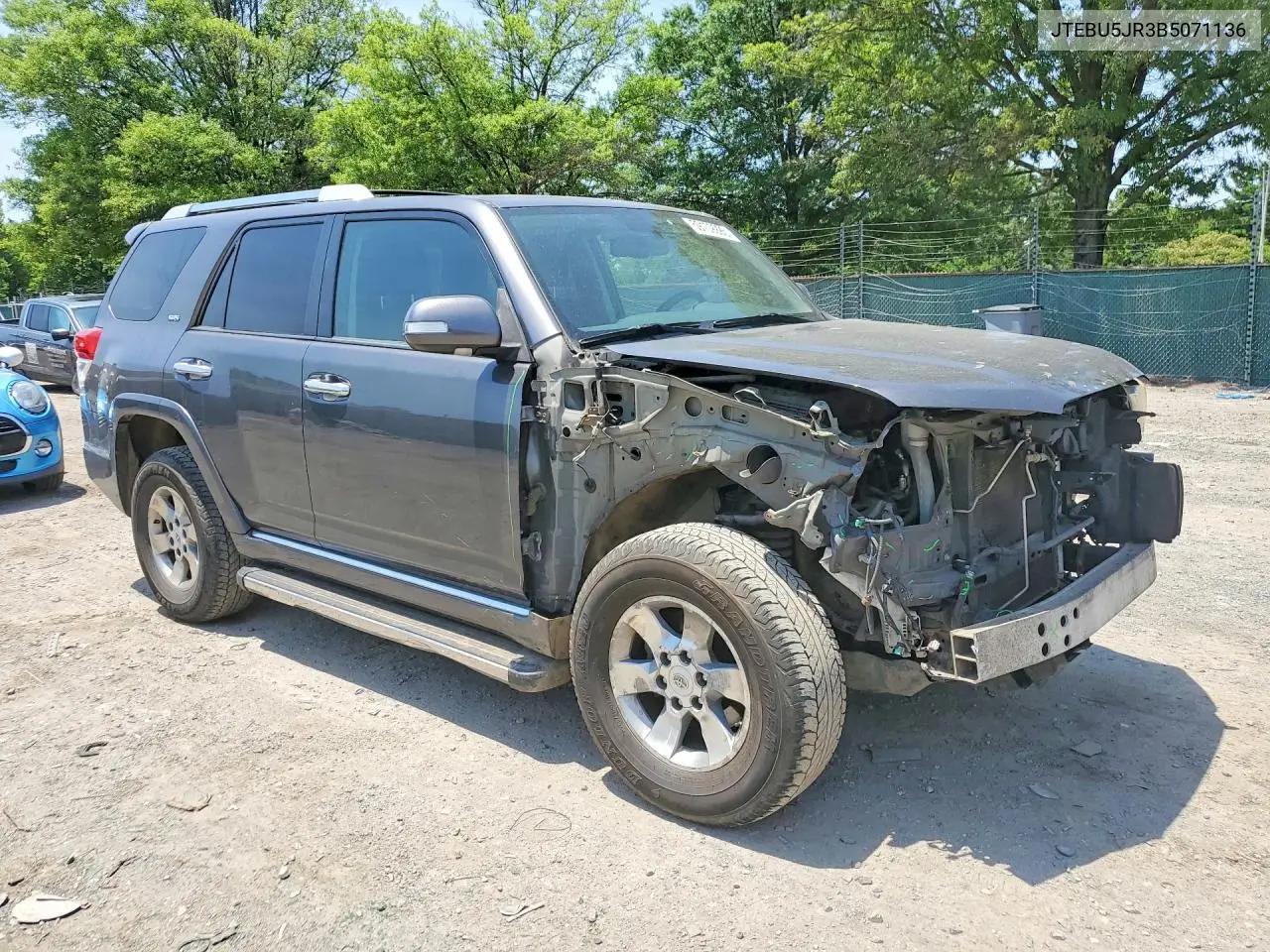 2011 Toyota 4Runner Sr5 VIN: JTEBU5JR3B5071136 Lot: 59109996