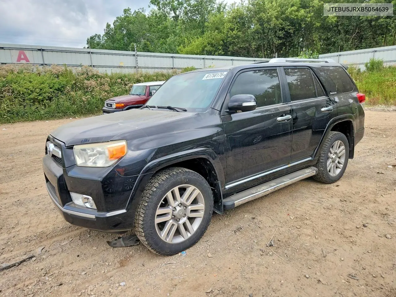 2011 Toyota 4Runner Limited VIN: JTEBU5JRXB5054639 Lot: 61758176