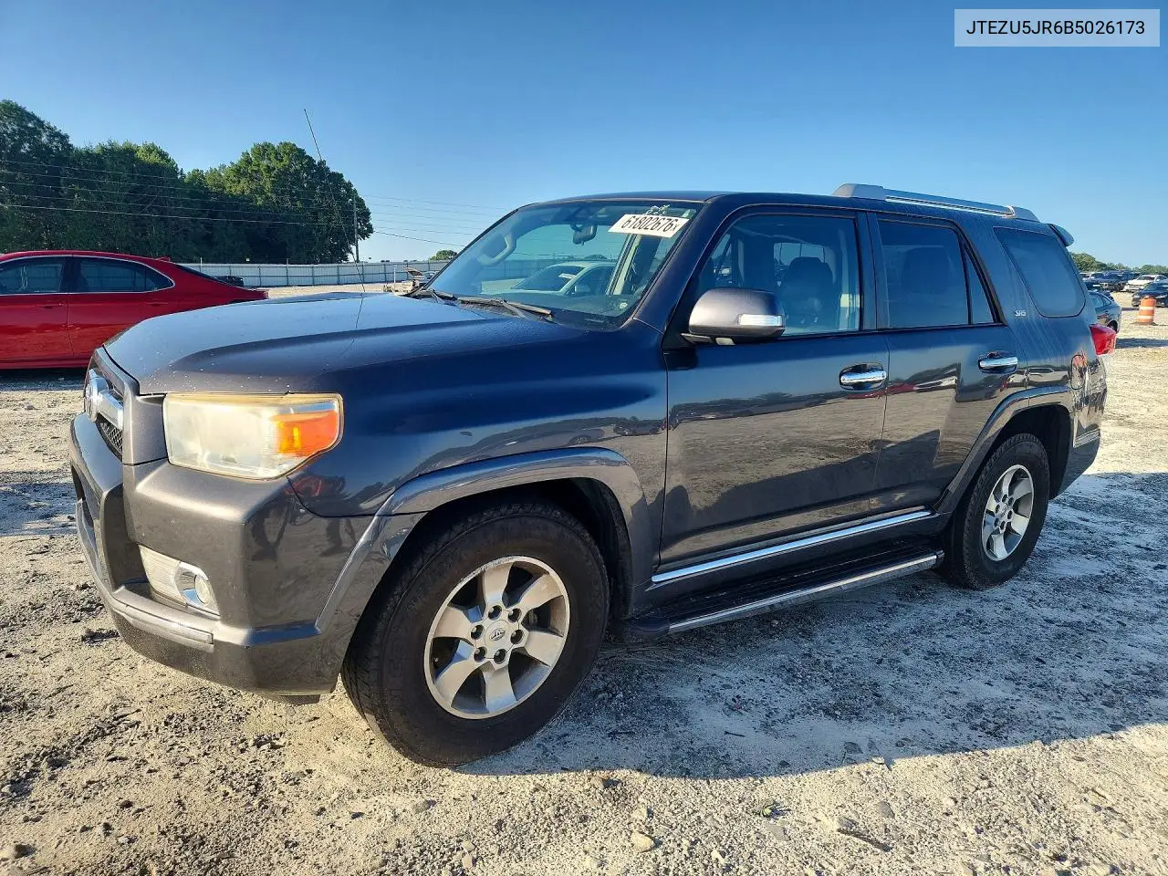 2011 Toyota 4Runner Sr5 VIN: JTEZU5JR6B5026173 Lot: 61802676
