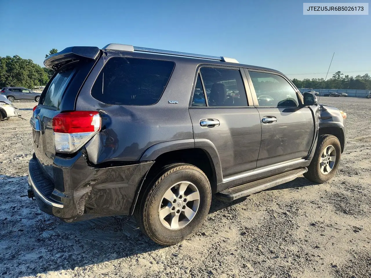 2011 Toyota 4Runner Sr5 VIN: JTEZU5JR6B5026173 Lot: 61802676