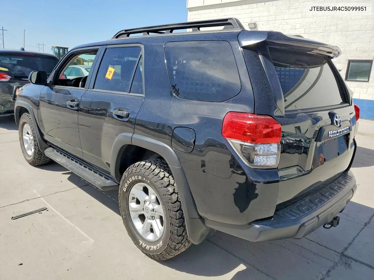 2012 Toyota 4Runner Trail VIN: JTEBU5JR4C5099951 Lot: 58428926