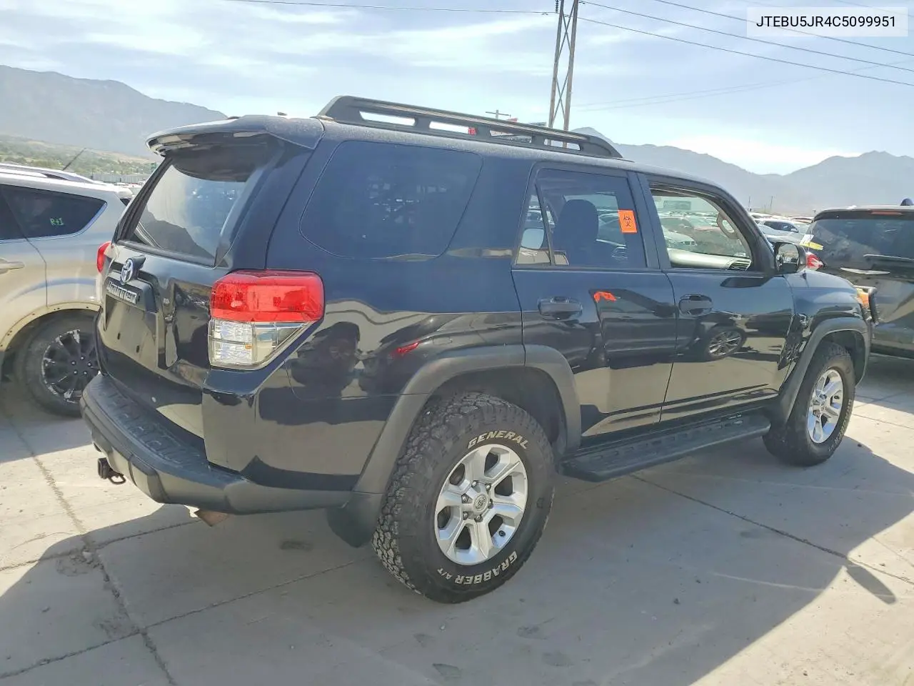 2012 Toyota 4Runner Trail VIN: JTEBU5JR4C5099951 Lot: 58428926