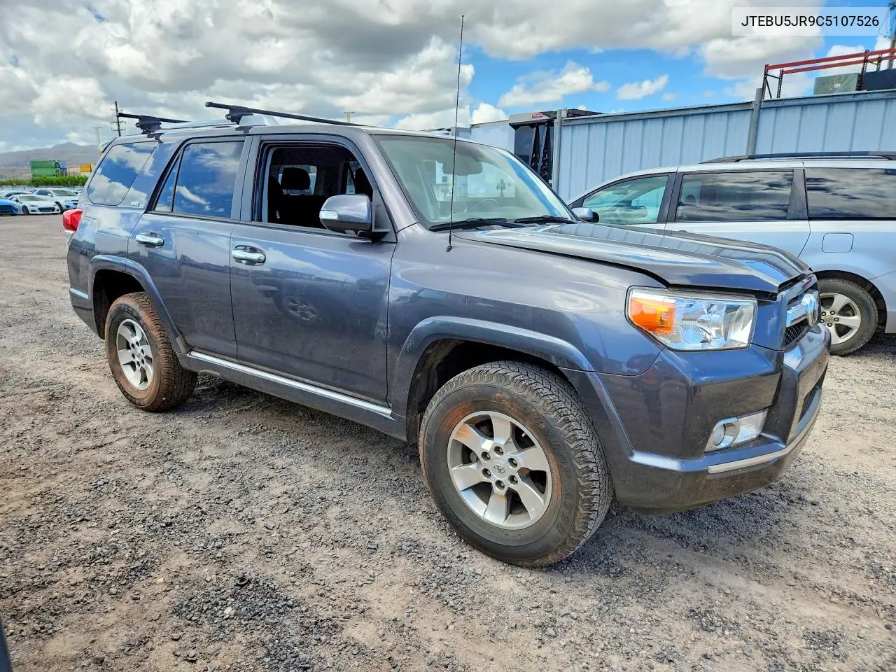 2012 Toyota 4Runner Sr5 VIN: JTEBU5JR9C5107526 Lot: 61446056