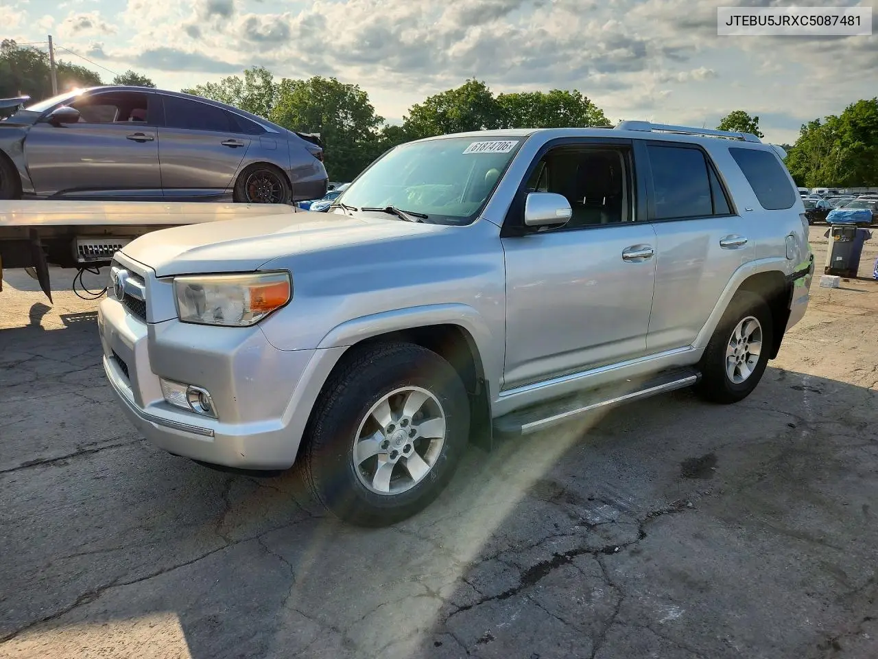 2012 Toyota 4Runner Sr5 VIN: JTEBU5JRXC5087481 Lot: 61874706