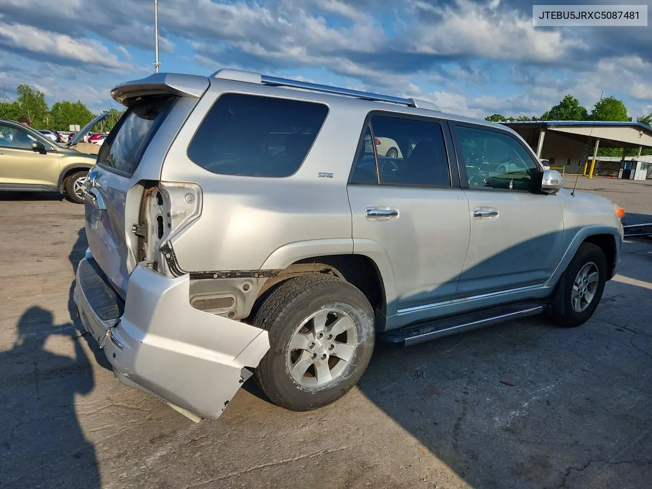 2012 Toyota 4Runner Sr5 VIN: JTEBU5JRXC5087481 Lot: 61874706