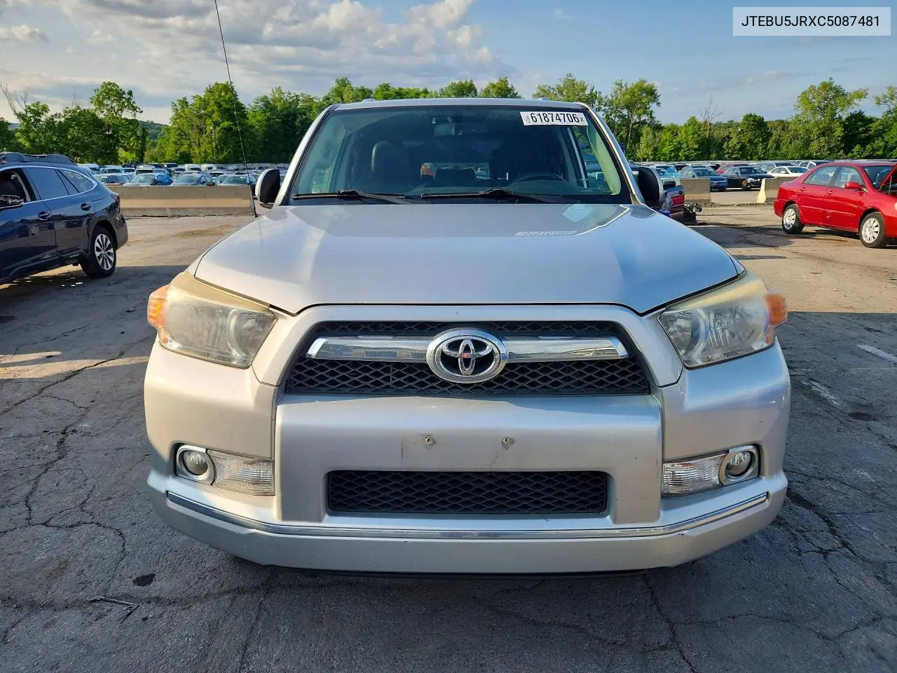 2012 Toyota 4Runner Sr5 VIN: JTEBU5JRXC5087481 Lot: 61874706