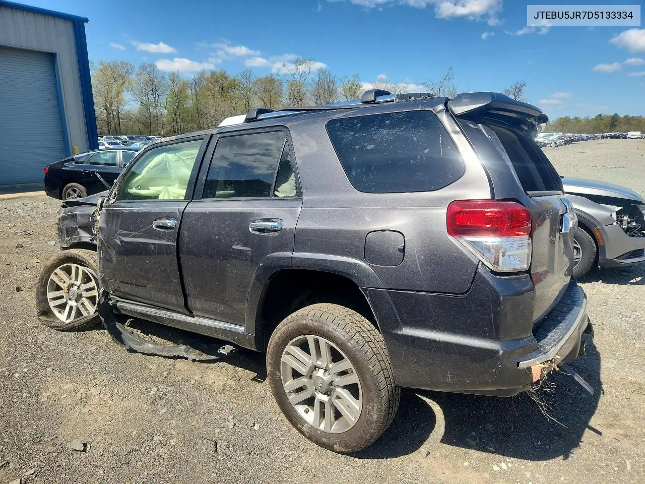 2013 Toyota 4Runner Limited VIN: JTEBU5JR7D5133334 Lot: 48623716