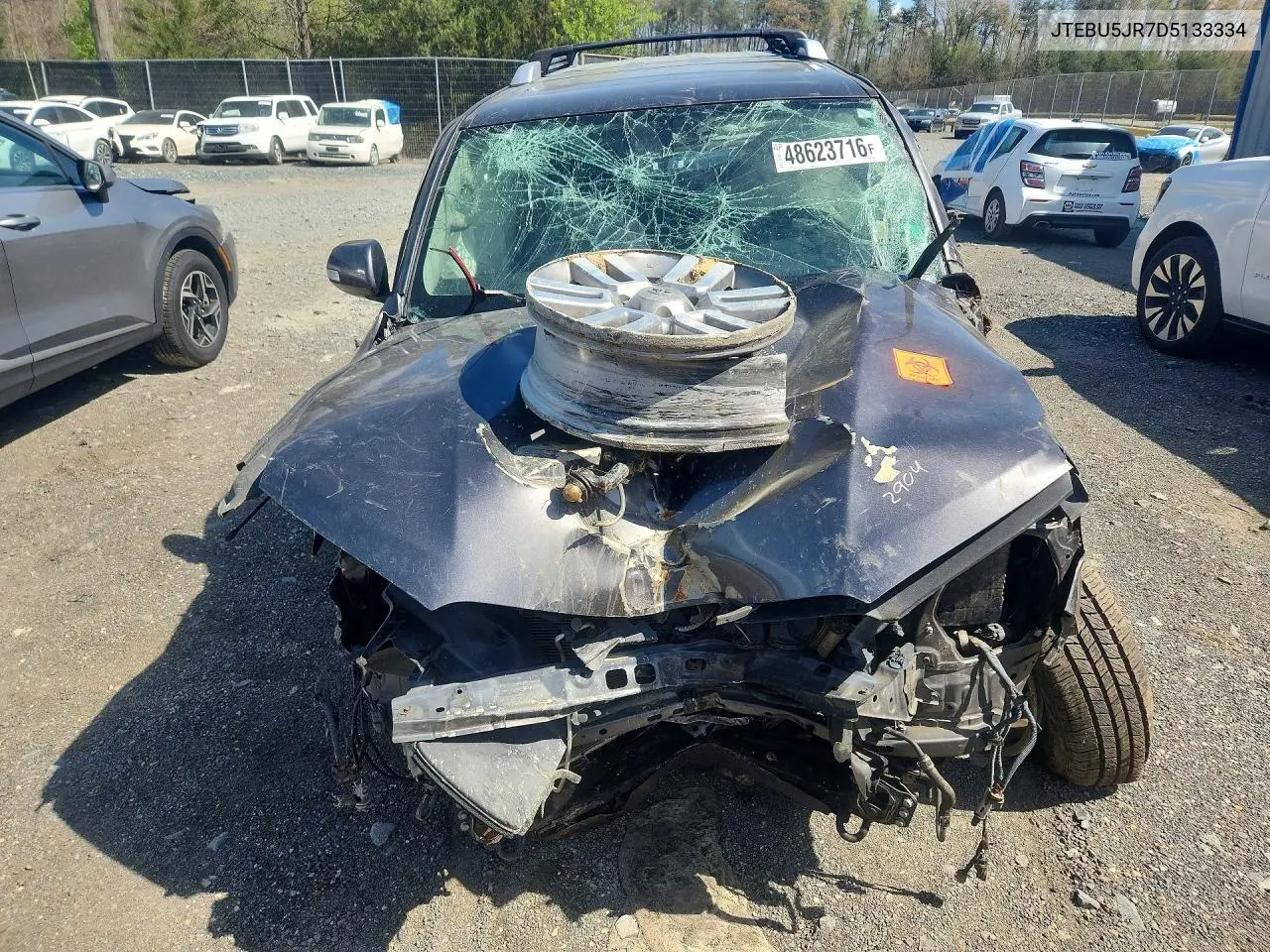 2013 Toyota 4Runner Limited VIN: JTEBU5JR7D5133334 Lot: 48623716