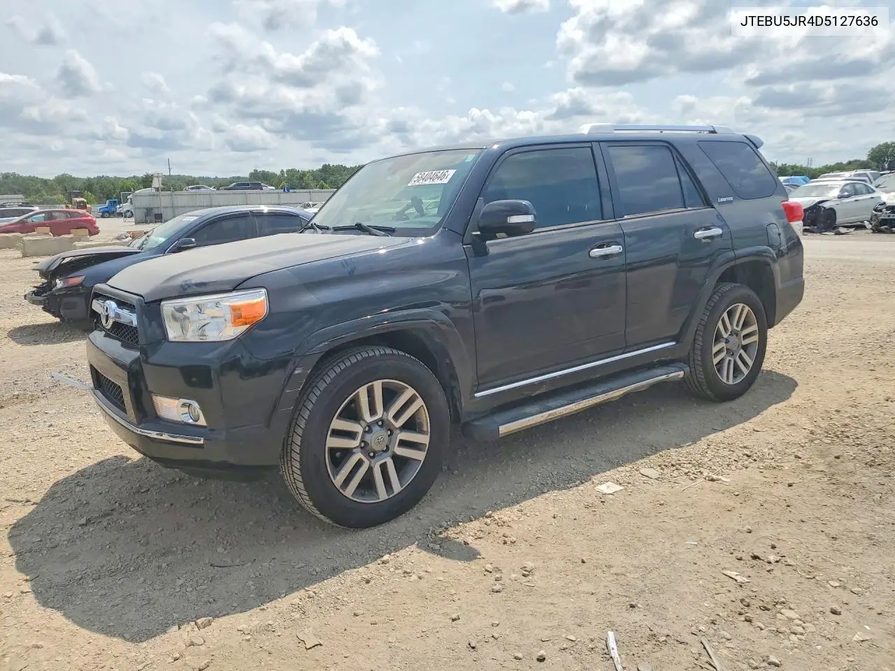 2013 Toyota 4Runner Limited VIN: JTEBU5JR4D5127636 Lot: 58404646