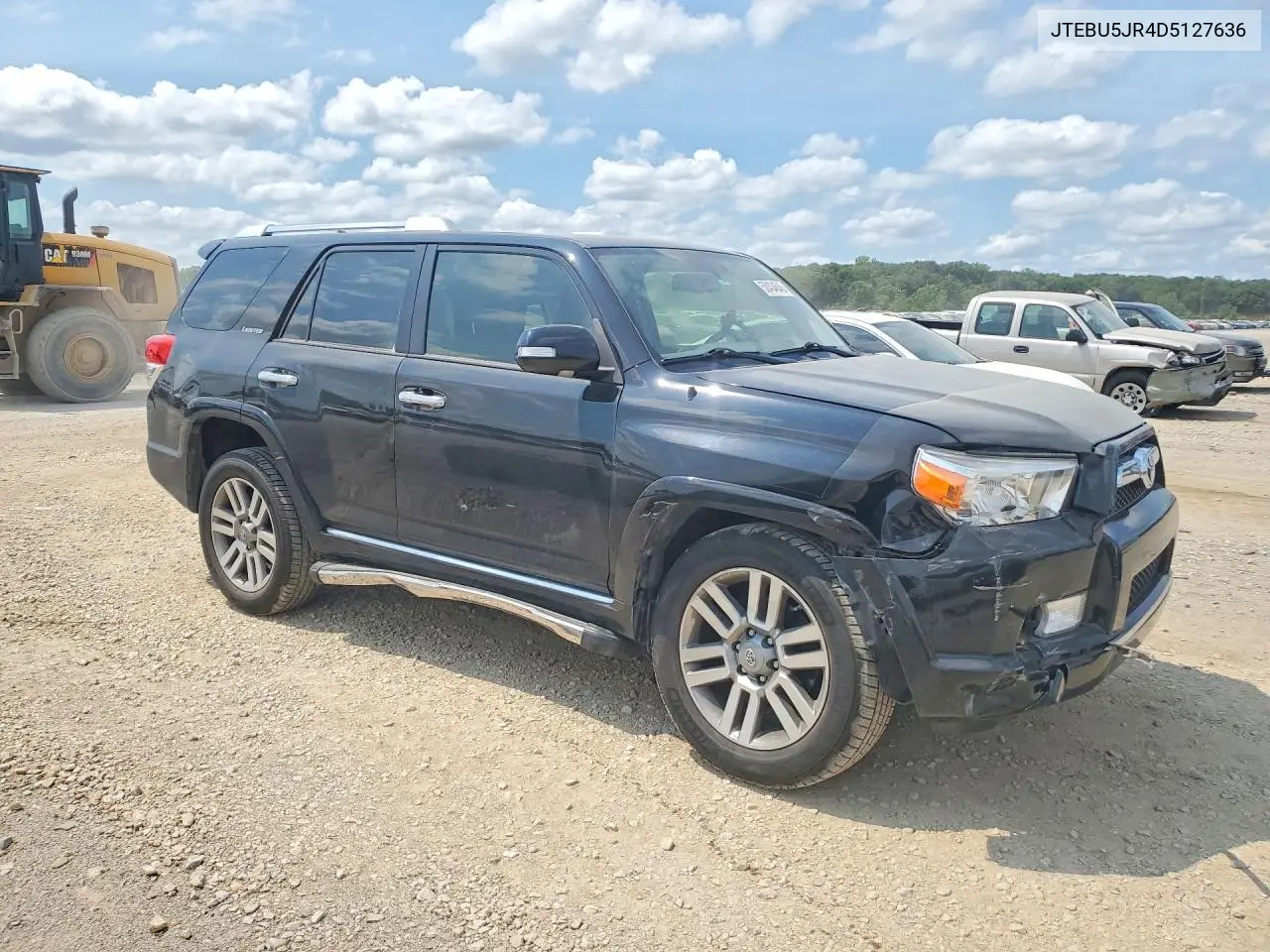 2013 Toyota 4Runner Limited VIN: JTEBU5JR4D5127636 Lot: 58404646