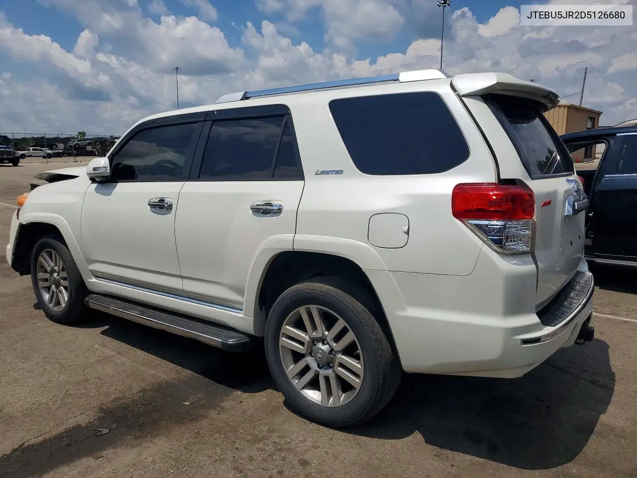 2013 Toyota 4Runner Limited VIN: JTEBU5JR2D5126680 Lot: 60551576