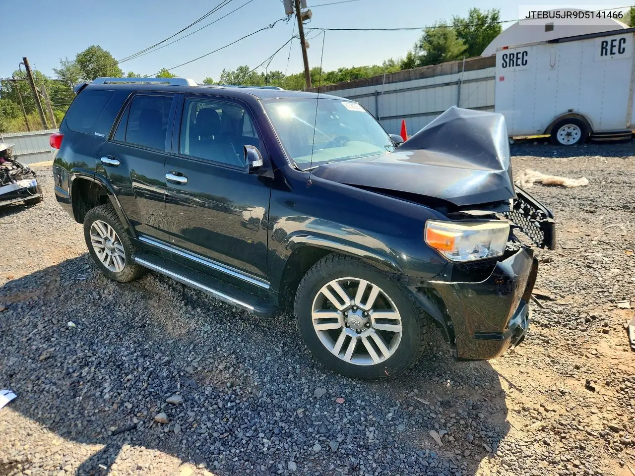 2013 Toyota 4Runner Limited VIN: JTEBU5JR9D5141466 Lot: 61709356