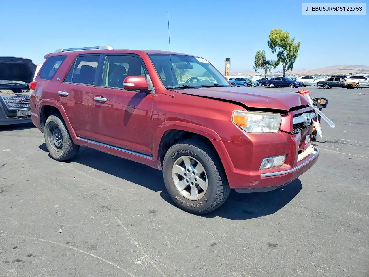 2013 Toyota 4Runner Sr5 VIN: JTEBU5JR5D5122753 Lot: 61744146