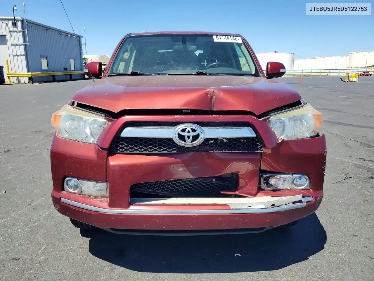 2013 Toyota 4Runner Sr5 VIN: JTEBU5JR5D5122753 Lot: 61744146