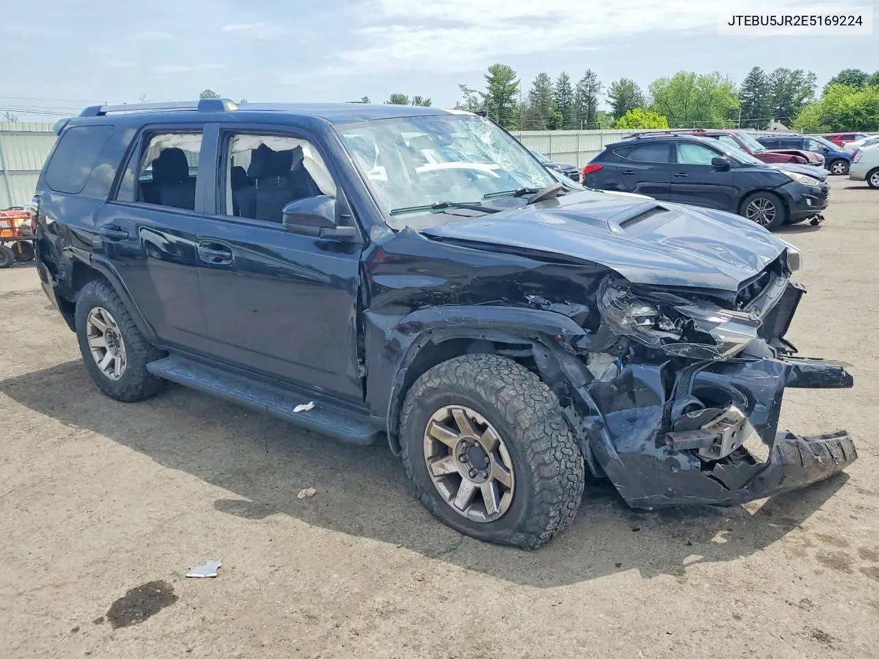 2014 Toyota 4Runner Trail VIN: JTEBU5JR2E5169224 Lot: 56769276